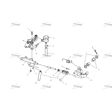 REAR BRAKE MASTER CYLINDER