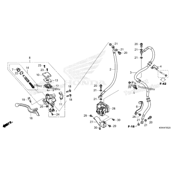 FRONT BRAKE MASTER CYLINDER