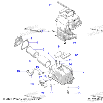 ENGINE, AIR INTAKE
