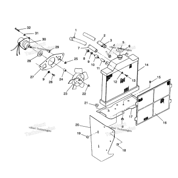 COOLING SYSTEM SPORTSMAN 4X4
