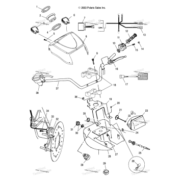 HANDLEBAR AND HEADLIGHT POD