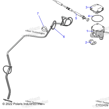 STEERING, CONTROLS, THROTTLE ASM. & CABLE