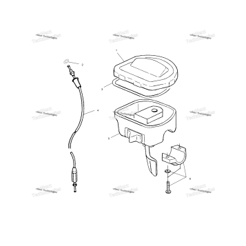 CONTROLS THROTTLE ASM./CABLE