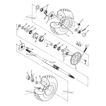 REAR WHEEL DRIVE ASSEMBLY UPDATED 291 6X6