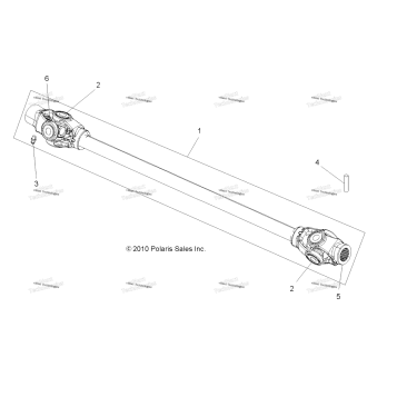 DRIVE TRAIN, PROP SHAFT, FRONT