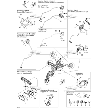 ELECTRICAL ACCESSORIES, STEERING SM5