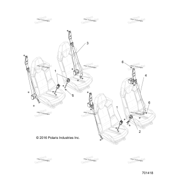 BODY, SEAT BELT MOUNTING