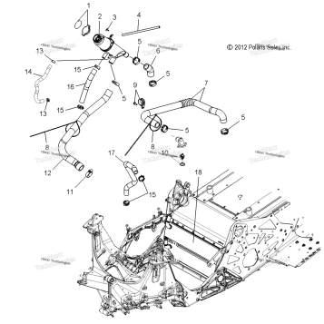 ENGINE, COOLING SYSTEM ALL OPTIONS