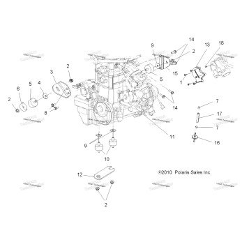 ENGINE, MOUNTING