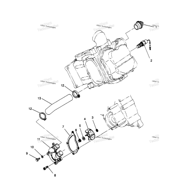 WATER PUMP MAGNUM 2X4