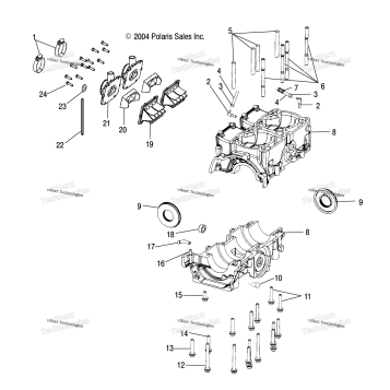 CRANKCASE /A (4992789278C11)