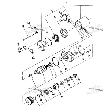 STARTING MOTOR ASSEMBLY 350 4X4 UPDATE