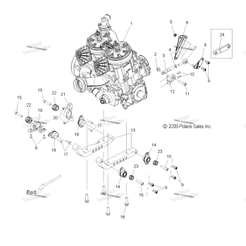 ENGINE, MOUNTING