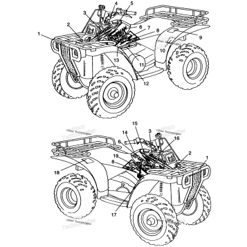DECALS SPORTSMAN 4X4