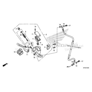 FRONT BRAKE MASTER CYLINDER