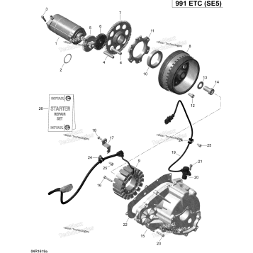 MAGNETO AND ELECTRIC STARTER 500W - RS-S_SE5