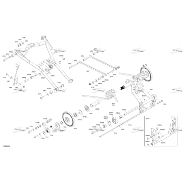 SUSPENSION - REAR - UPPER SECTION - WITH QUICK ADJUST SYSTEM