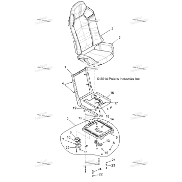 BODY, SEAT ASM. AND SLIDER