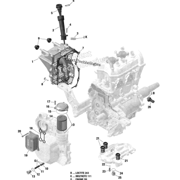 ENGINE - LUBRICATION - SYSTEM - 600 ACE