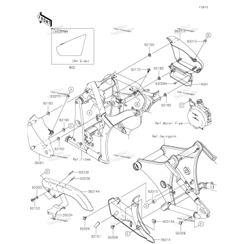 SIDE COVERS/CHAIN COVER