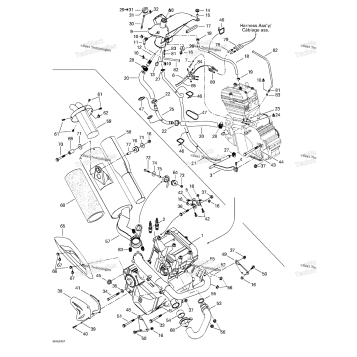 EXHAUST AND ENGINE SYSTEM