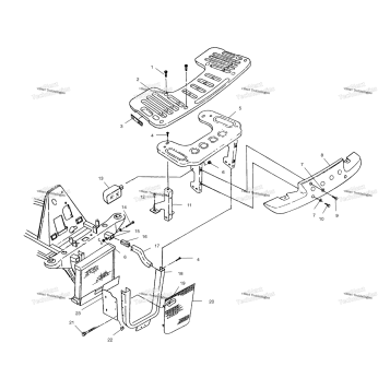 FRONT RACK & BUMPER MOUNTING A01CH42AA