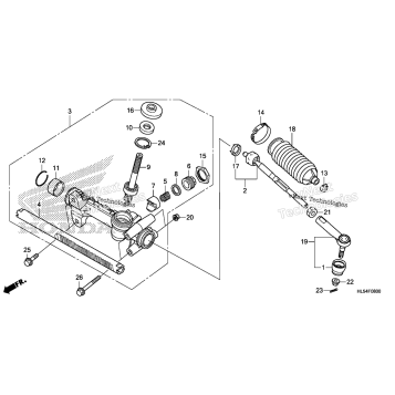 STEERING GEAR BOX@TIE ROD