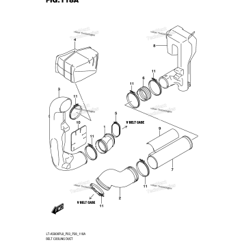 BELT COOLING DUCT
