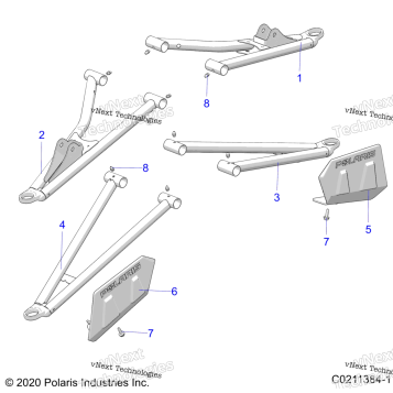 SUSPENSION, FRONT AARMS