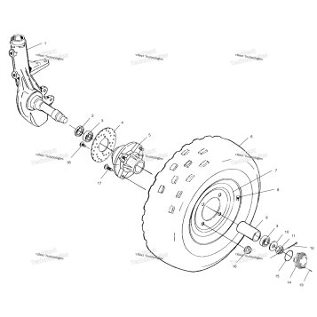 FRONT WHEEL A02BA25CA/CB/CD