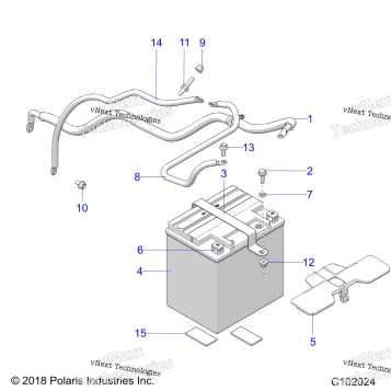 ELECTRICAL, BATTERY A20SXA85A1/A7/CA1/CA7/E85A9/AF/AP/CA9/CAF/CAP/V85AP/CAP