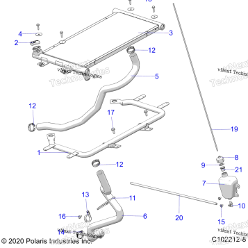 ENGINE, COOLING SYSTEM, RADIATOR