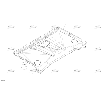 BODY - ENCLOSURE CAB - ROOF