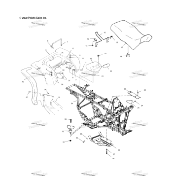 REAR CAB & SEAT A01CB32AA