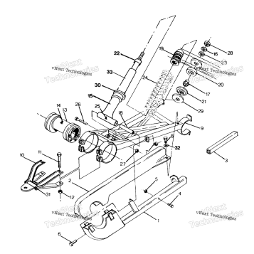 SWING ARM WELDMENT 250 4X6 / (4922902290031A)