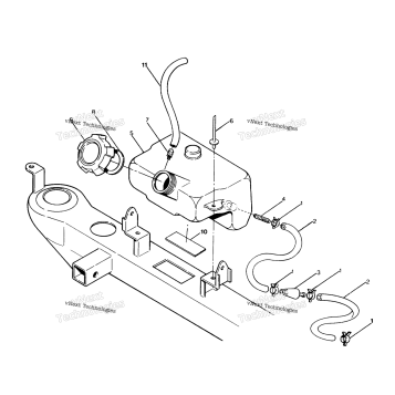 OIL TANK ASSEMBLY 250 4X6