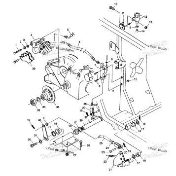 RAR BRAK/FOOT PDAL W98CH50A(F) (4950135013C011)