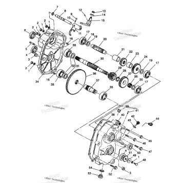 GEARCASE ASSEMBLY TRAIL BOSS