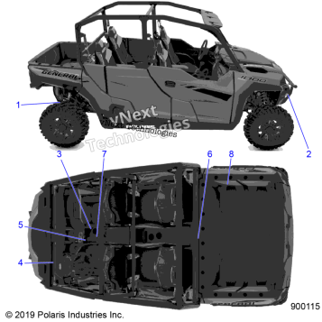BODY, DECALS, WARNING