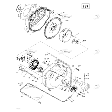 MAGNETO, OIL PUMP (787)