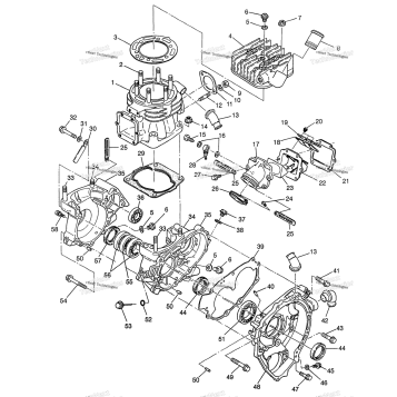CRANKCASE & CYLINDER XPRESS (4939603960D005)