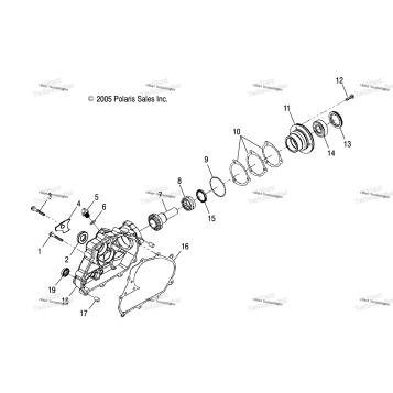 DRIVE ASSEMBLY, REAR /EB