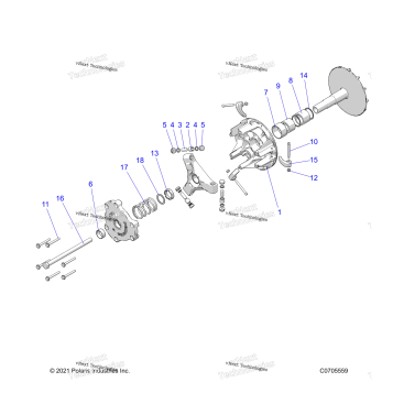 DRIVE TRAIN, PRIMARY CLUTCH