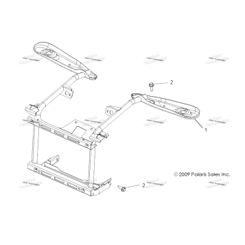 BODY, FRONT RACK MOUNTING