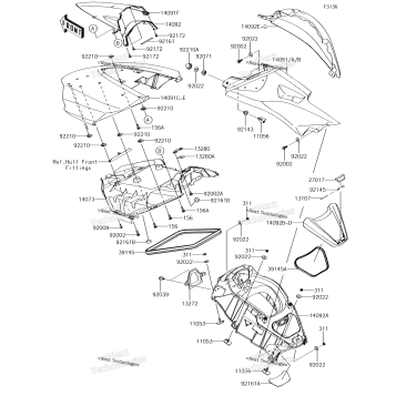 HULL MIDDLE FITTINGS