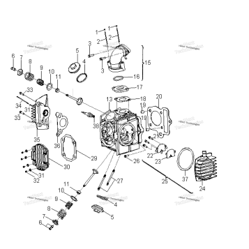 ENGINE, CYLINDER HEAD