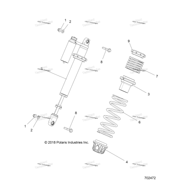 SUSPENSION, FRONT SHOCK MOUNTING
