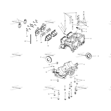 CRANKCASE S03NP5CS/5CSA/5CSBS03NA5CSS03NE5CS (4977827782D06)