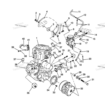 ENGINE MOUNTING MAGNUM 2X4