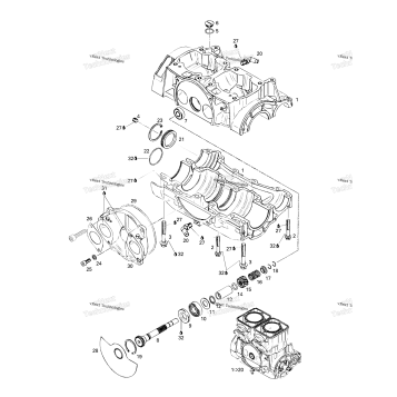 CRANKCASE, ROTARY VALVE